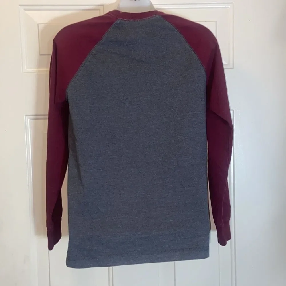 10/$50 Urban Pipeline Shirt Size L Color Burgundy And Grey Long Sleeve